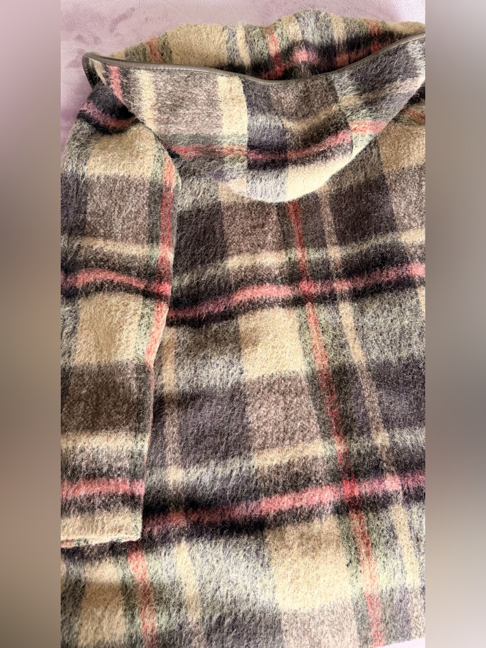 Pendleton Women's Plaid Wool Hooded Coat - Picture 6 of 6